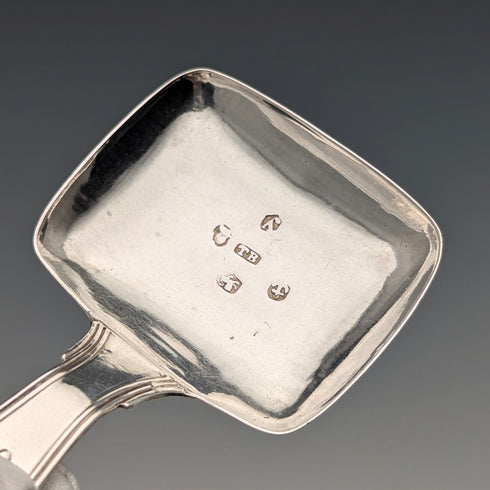 1822 年英國古董純銀茶盒湯匙 Thomas Bartleet